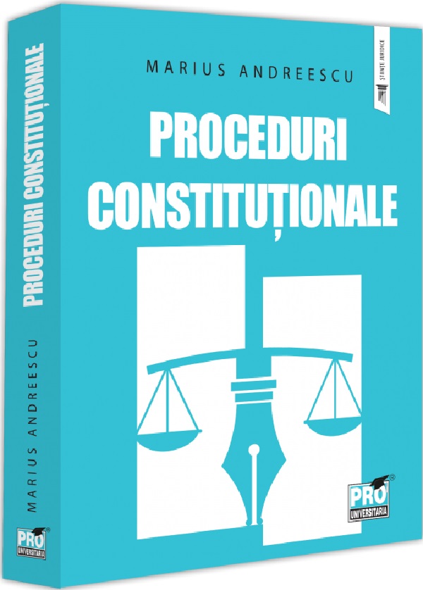 Proceduri constitutionale, Marius Andreescu – copertă