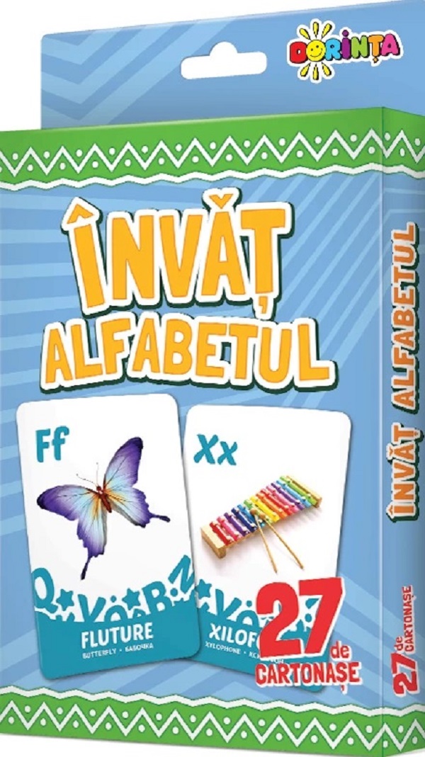 Invat alfabetul. 27 de cartonase,  – copertă