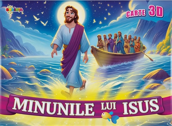 Minunile lui Isus. Carte 3D, – copertă