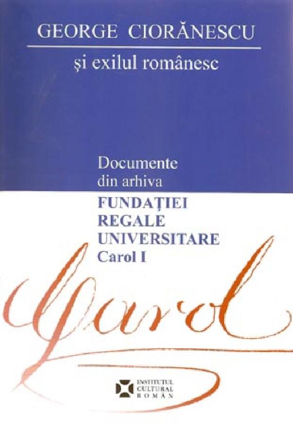 documente din arhiva fundatiei regale,  – copertă