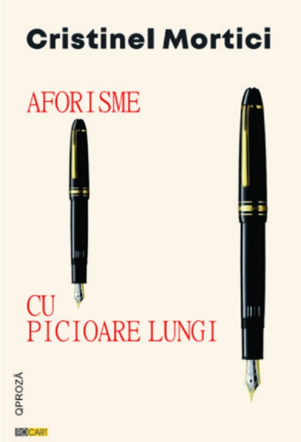 aforisme cu picioare lungi,  – copertă