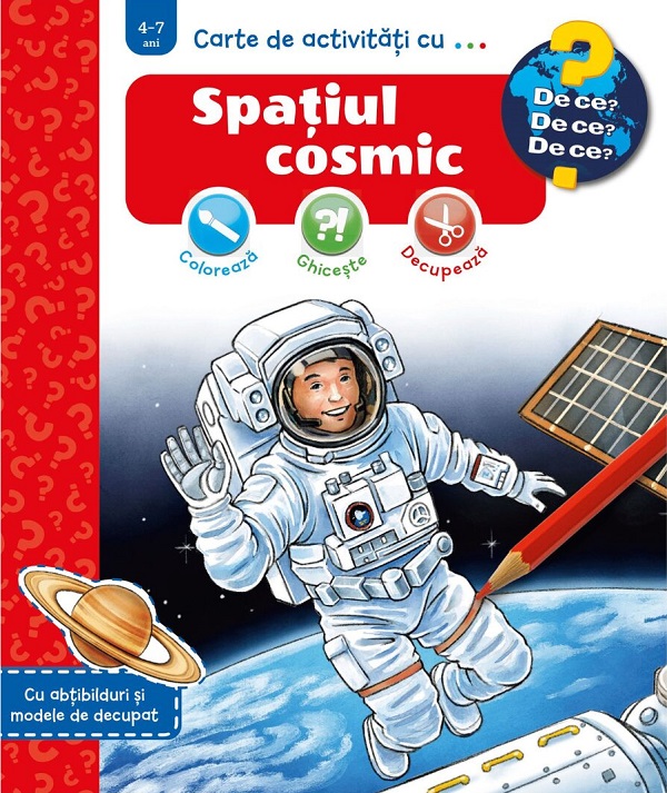 Cartea Carte de activitati cu spatiul cosmic de Dominique Conte