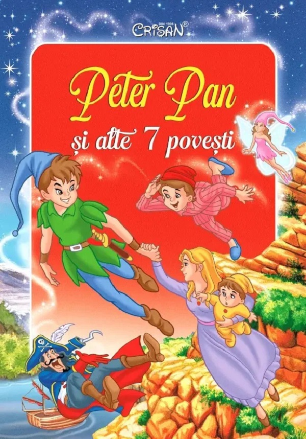 Peter Pan si alte 7 povesti,  – copertă
