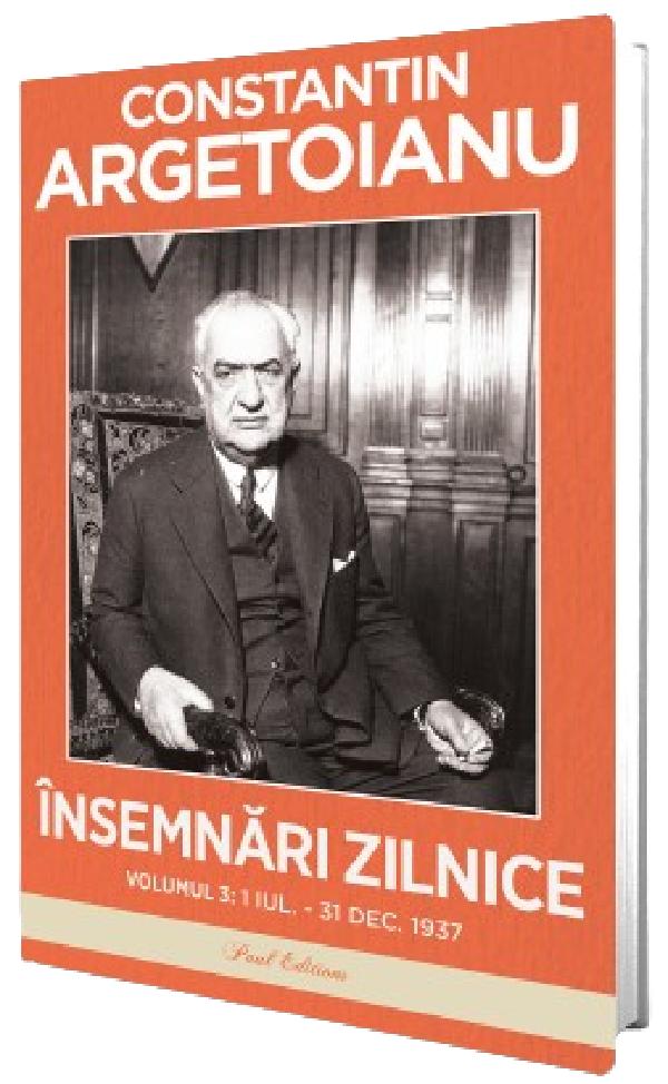 Cartea Insemnari zilnice Vol.3: 1 iulie - 31 decembrie 1937