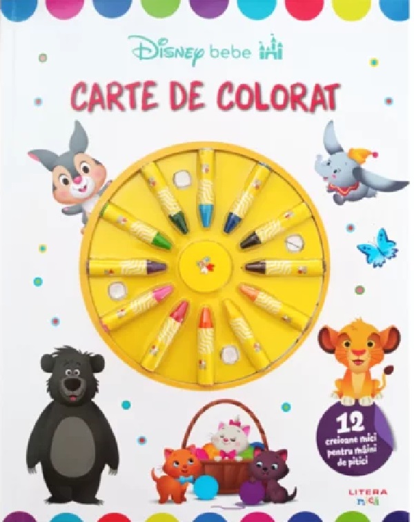 Disney Bebe: Carte de colorat,  – copertă