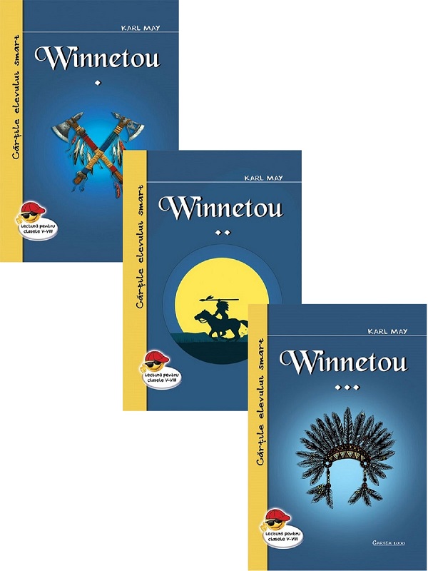 Pachet 3 volume: Winnetou, Karl May – copertă