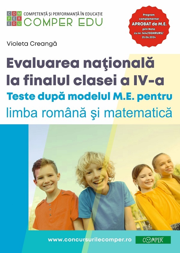 Cartea Evaluarea nationala la finalul clasei a IV- a de Violeta Creanga