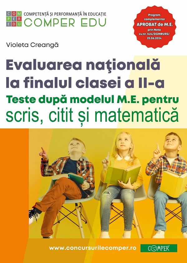 Cartea Evaluarea nationala la finalul clasei a II- a de Violeta Creanga