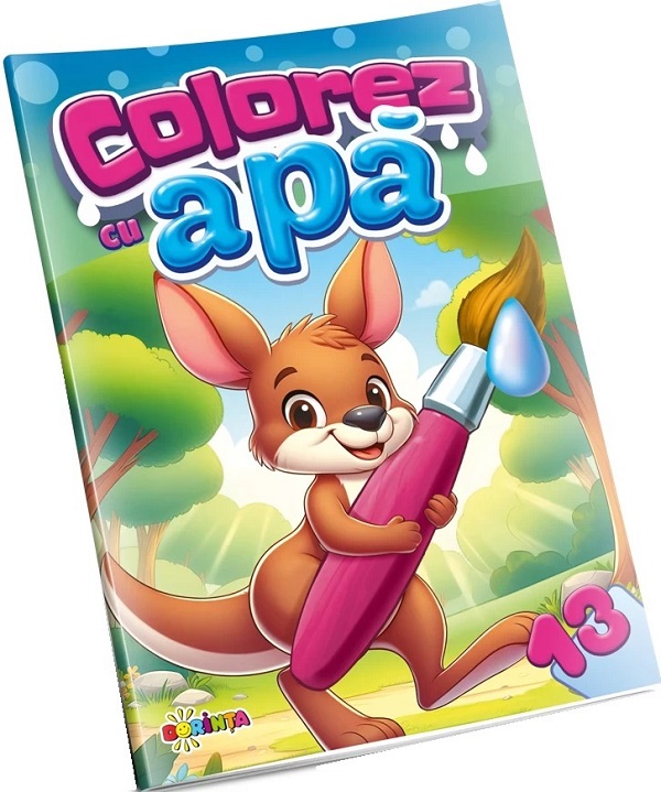 Colorez cu apa 13: Cangur,  – copertă