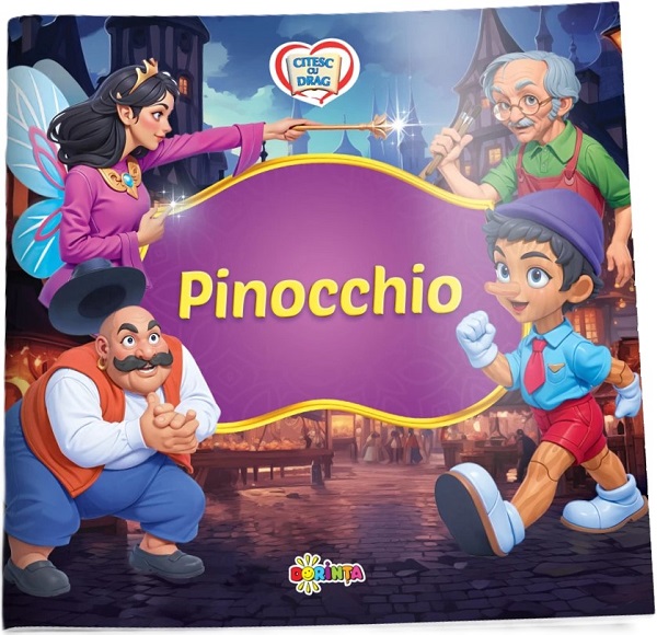 Pinocchio. Citesc cu drag,  – copertă