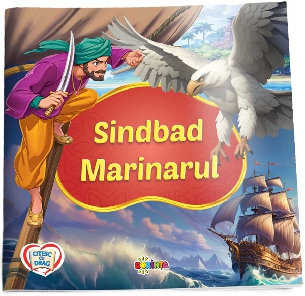 Sindbad Marinarul. Citesc cu drag,  – copertă