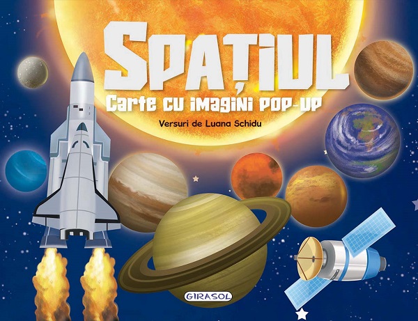 Spatiul. Carte cu imagini pop-up,  – copertă