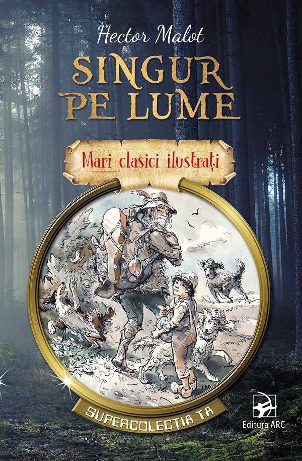 Singur pe lume, Hector Malot – copertă