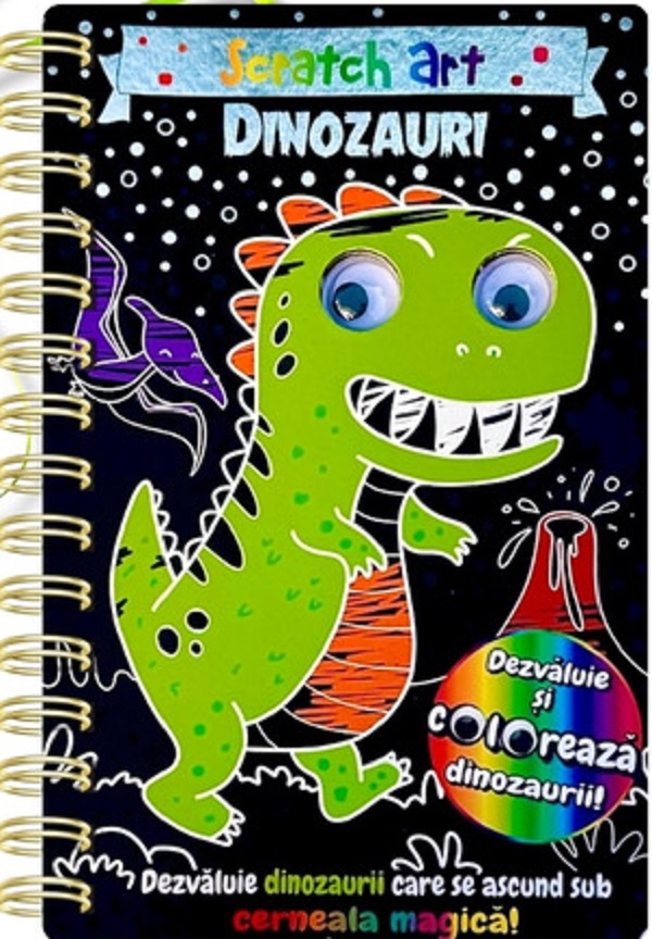 Dinozauri. Scratch Art,  – copertă