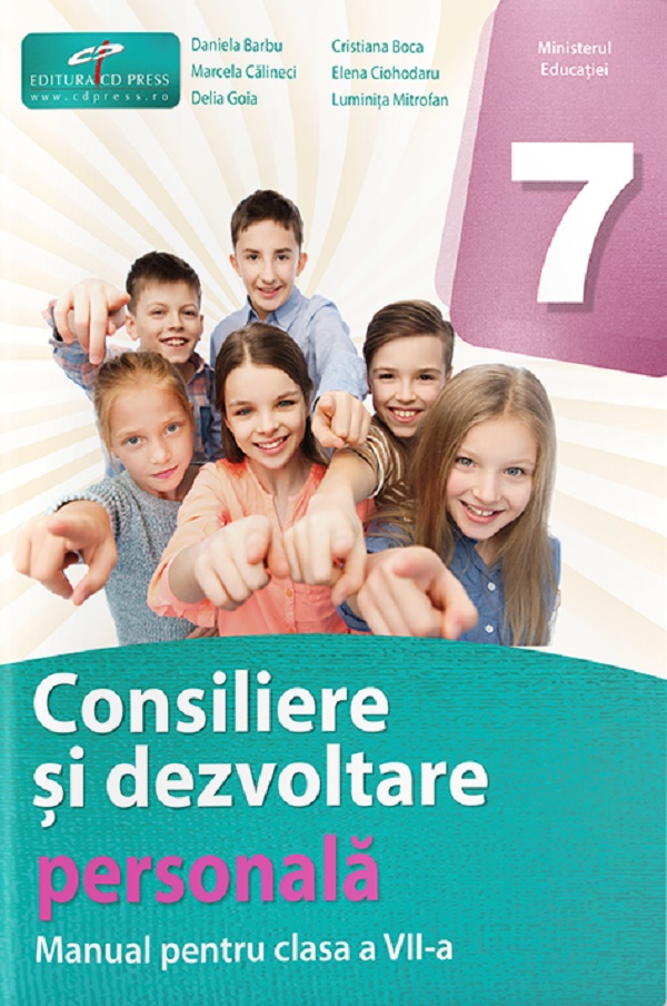 Cartea Consiliere si dezvoltare personala - Clasa 7 - Manual de Diverși – Editura CD PRESS