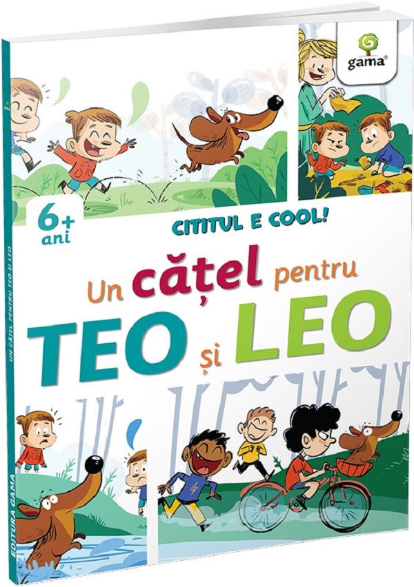 Cartea Cititul e cool. Un catel pentru Teo si Leo de Sara Stangherlin, Fabio Santomauro