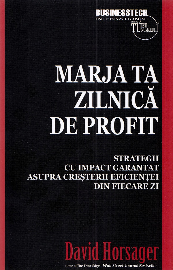 Cartea Marja ta zilnica de profit de David Horsager