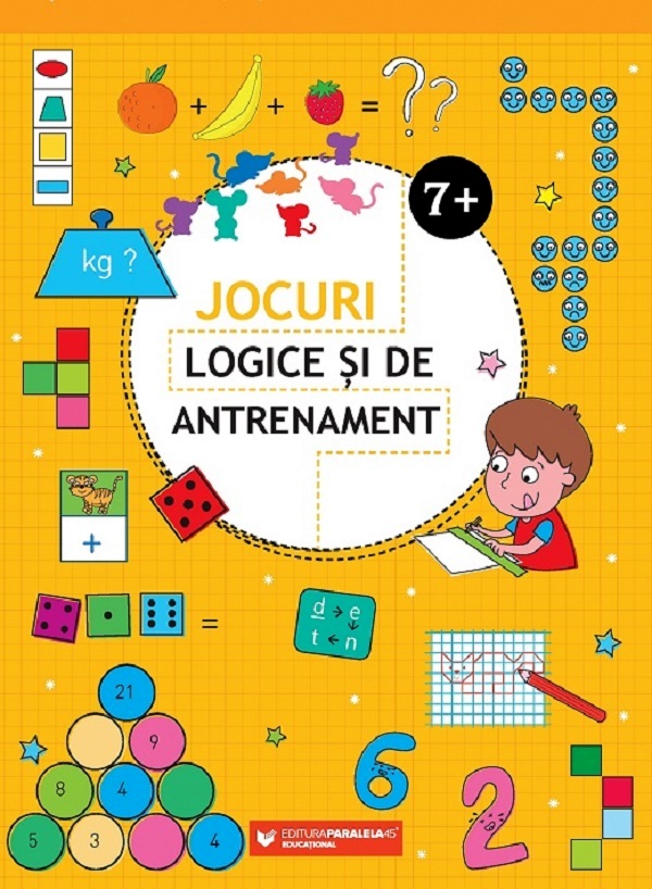 Jocuri logice si de antrenament 7 ani+, – copertă