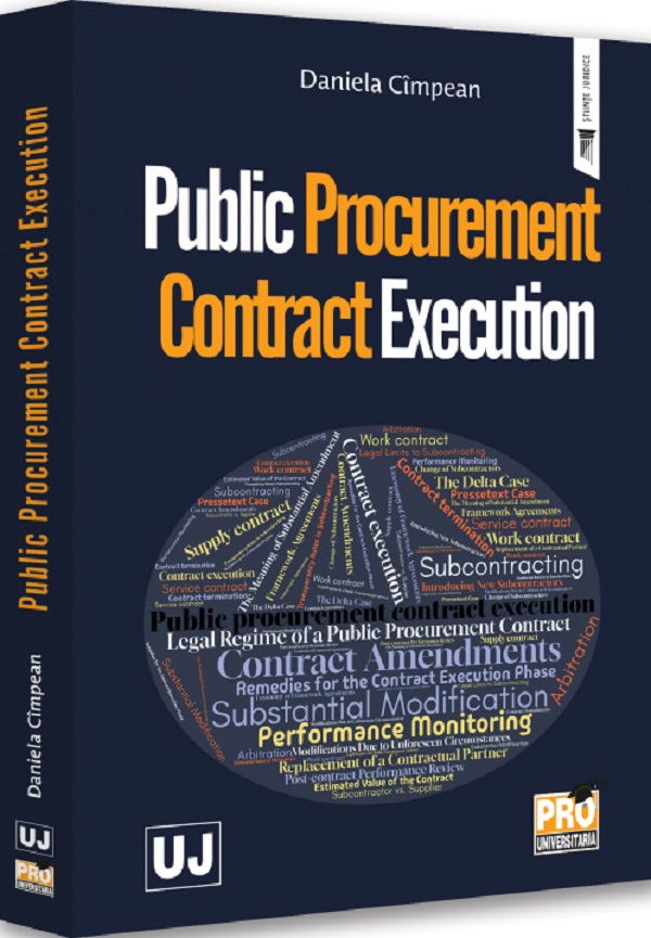 Public Procurement Contract Execution, Daniela Cimpean – copertă