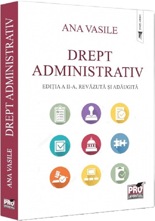 Drept administrativ Ed.2, Ana Vasile – copertă