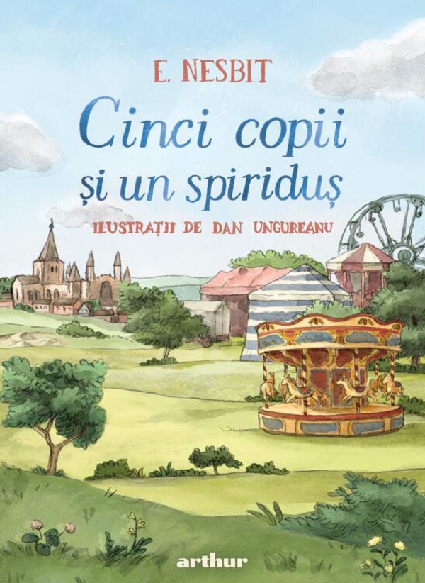 Cartea Cinci copii si un spiridus