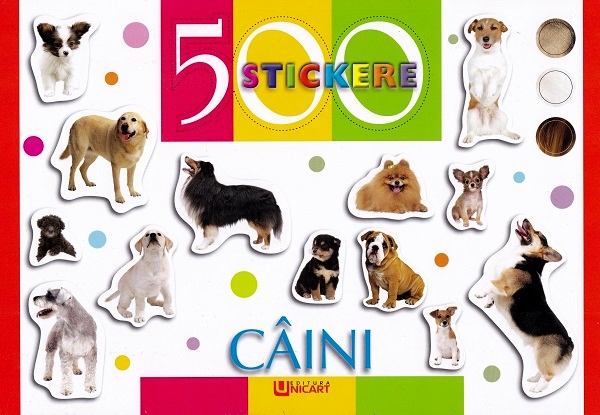 500 stickere. Caini,  – copertă