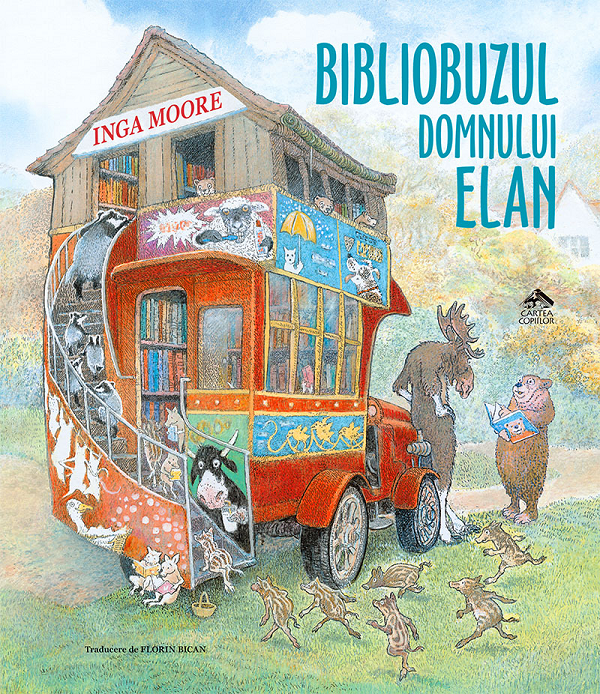 Cartea Bibliobuzul domnului Elan de Inga Moore – Editura CARTEA COPIILOR