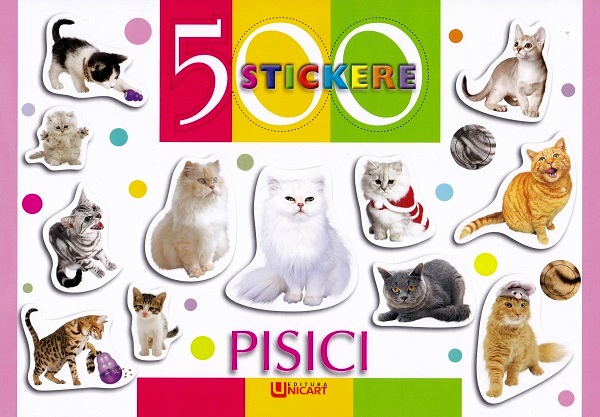 500 stickere. Pisici,  – copertă
