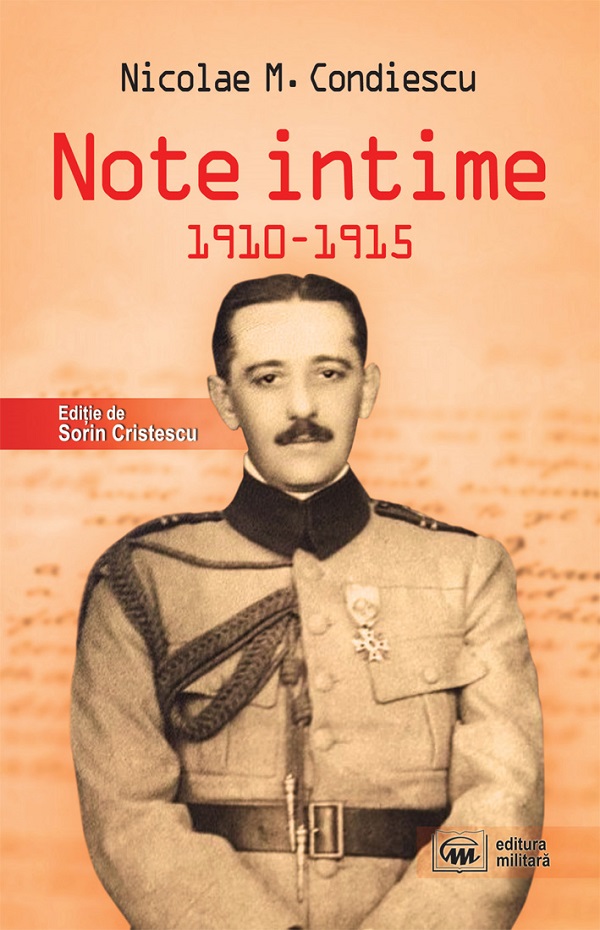 Note intime 1910-1915, Nicolae M. Condiescu – copertă