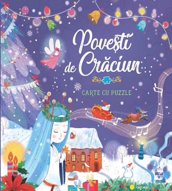 Cartea Povesti de Craciun. Carte cu puzzle de Sara Ugolotti