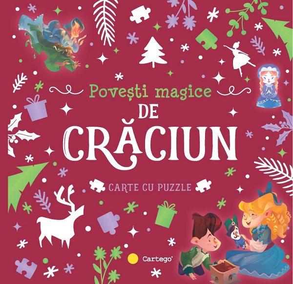 Cartea Povesti magice de Craciun. Carte cu puzzle de Sara Ugolotti