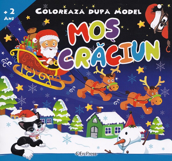 Coloreaza dupa model. Mos Craciun,  – copertă