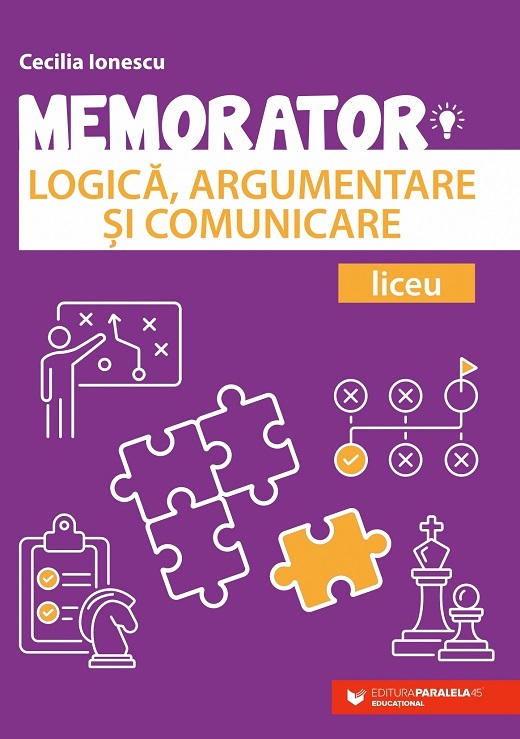 Memorator de logica, argumentare si comunicare Ed.2024, Cecilia Ionescu – copertă