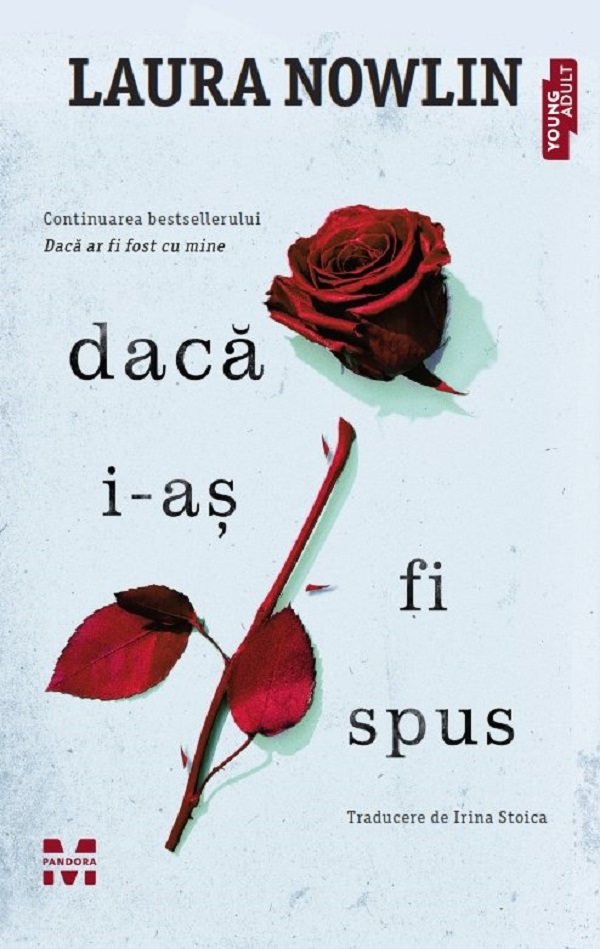 Daca i-as fi spus, Laura Nowlin – copertă