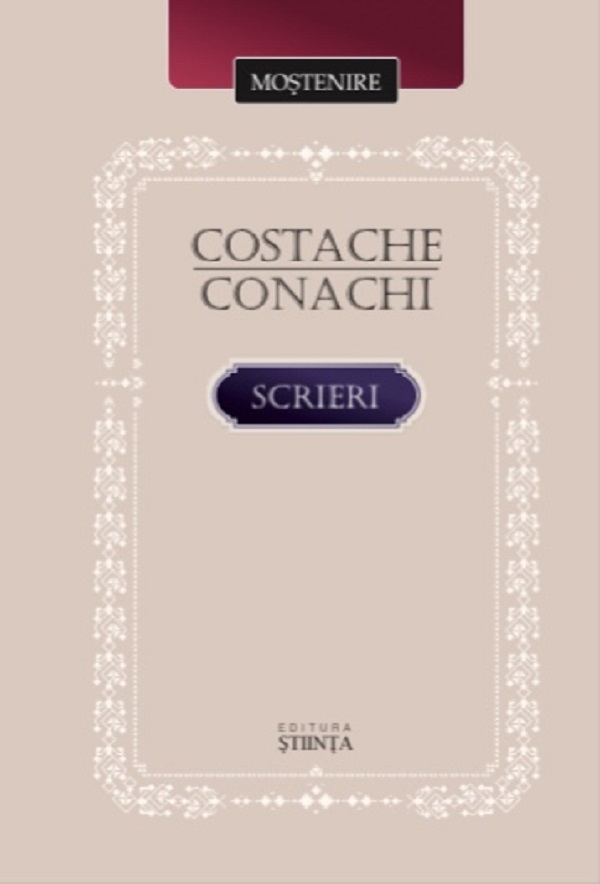 Scrieri, Costache Conachi – copertă