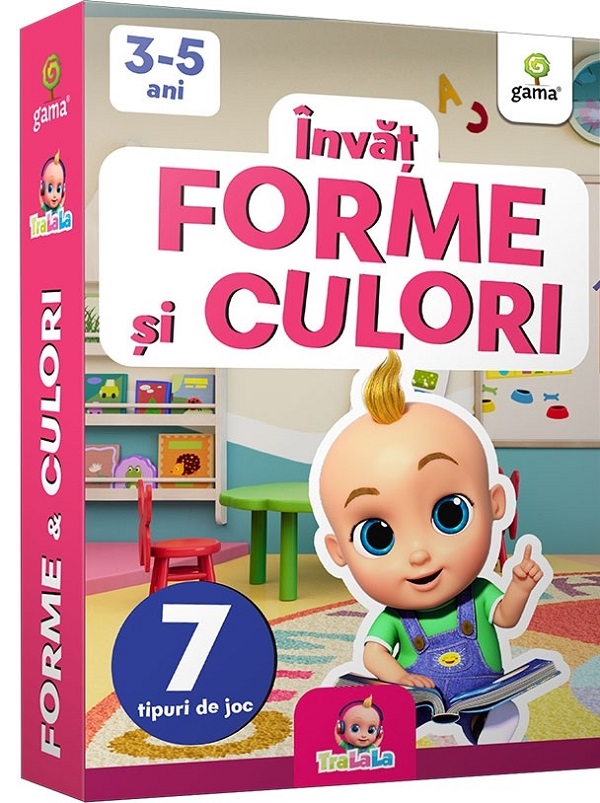 Invat forme si culori 3-5 ani,  – copertă