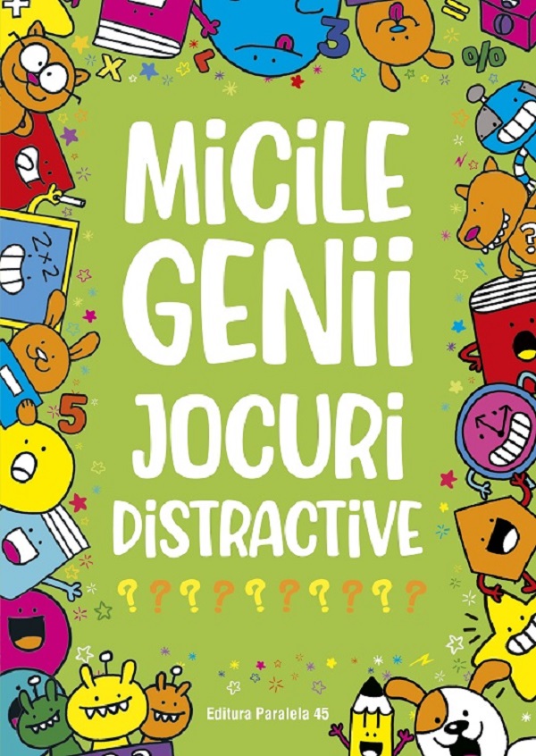 Micile genii. Jocuri distractive,  – copertă