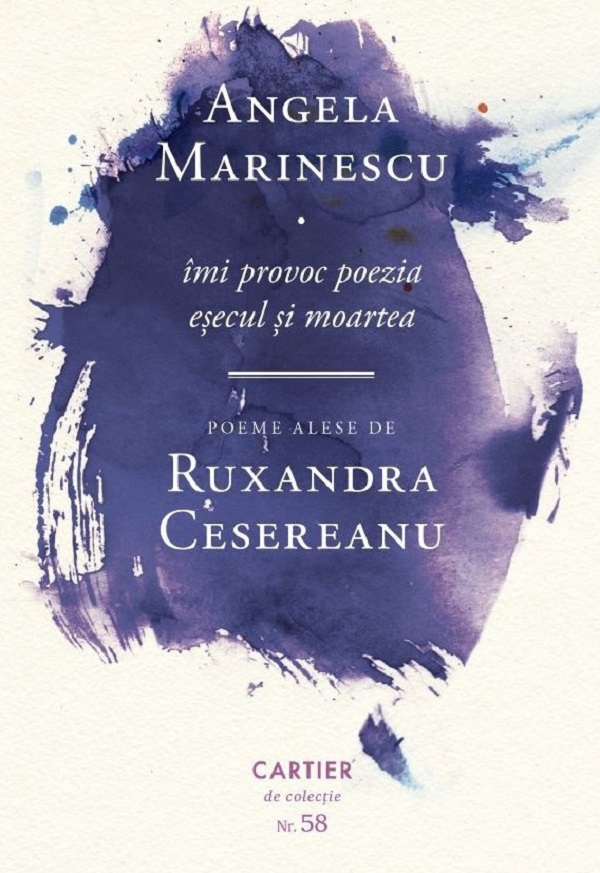 Imi provoc poezia. Esecul si moartea, Angela Marinescu – copertă