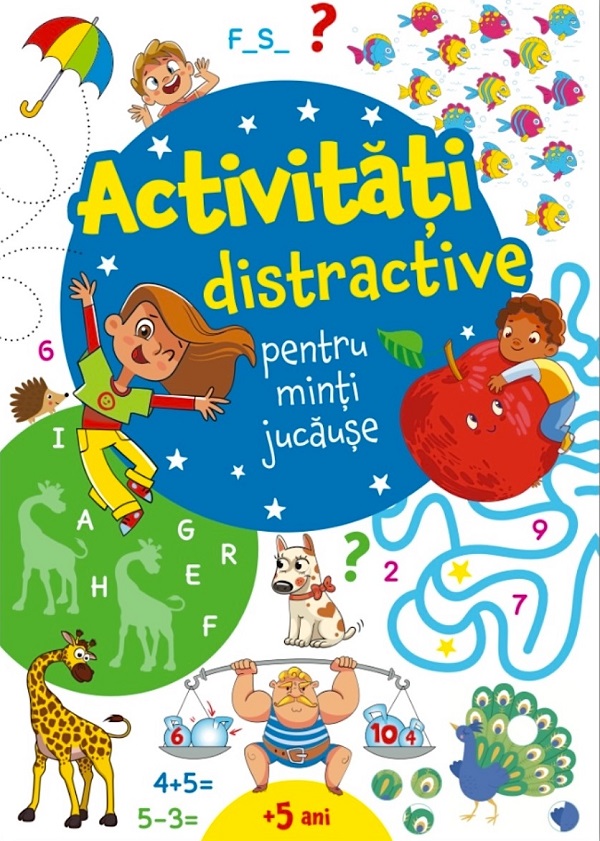 Activitati distractive pentru minti jucause,  – copertă