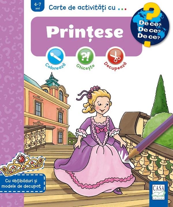 Cartea Carte de activitati cu... Printese de Dominique Conte