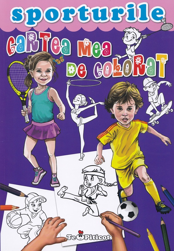 Cartea Cartea mea de colorat: Sporturile – Editura TEOPITICOT