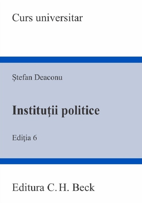 Institutii politice Ed.6, Stefan Deaconu – copertă