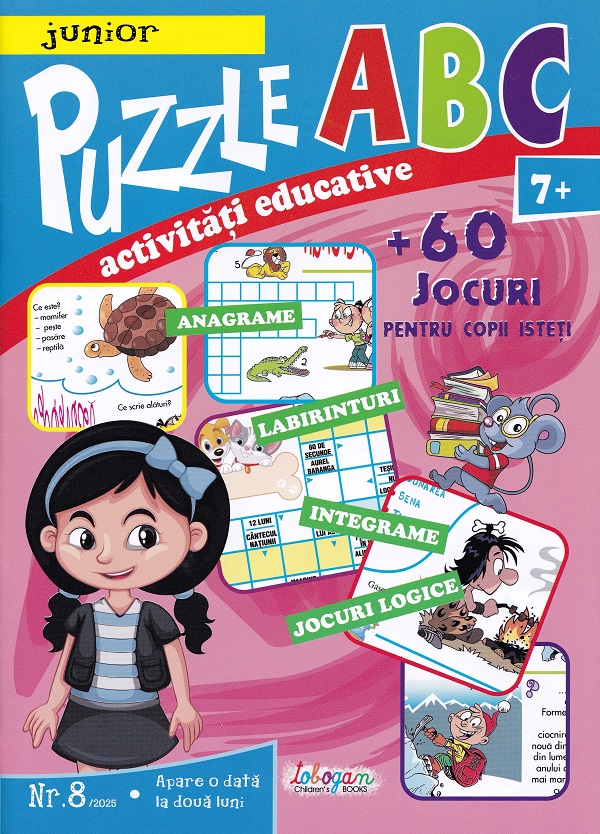 Puzzle ABC Nr.8 din 2025. Activitati educative,  – copertă