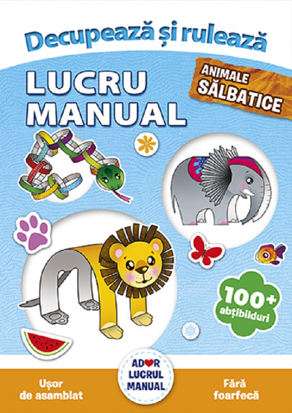 Lucru manual. Animale salbatice, Agnieszka Niedzwiadek – copertă