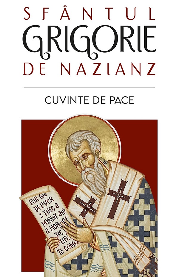 Cuvinte de pace, Sfantul Grigorie De Nazianz – copertă