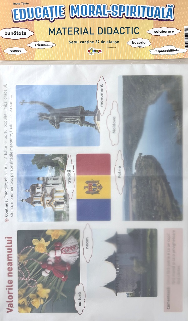 Planse: Educatie moral-spirituala. Material didactic,  – copertă
