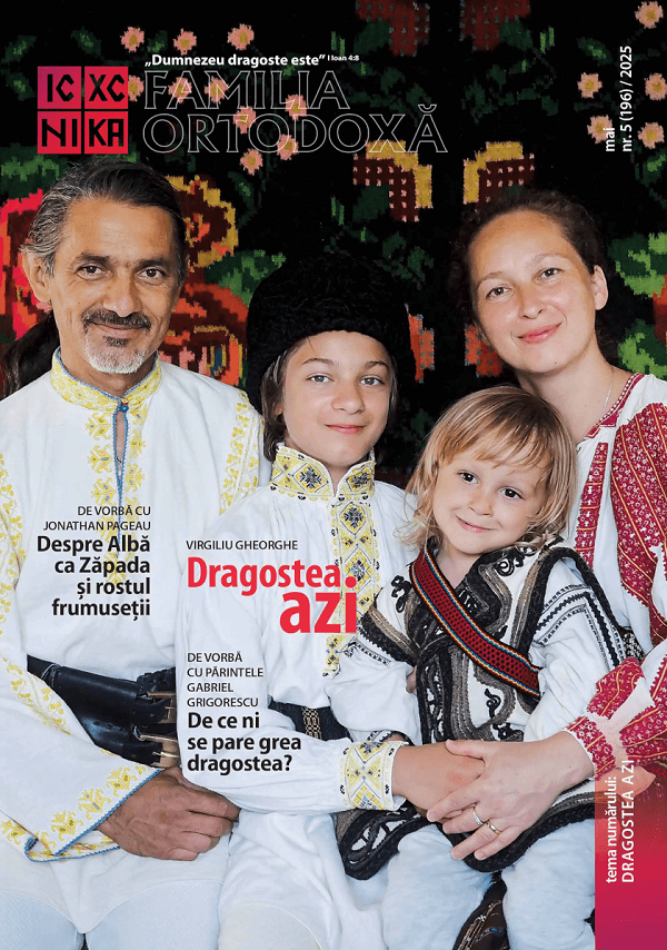 Cartea Familia ortodoxa Nr.5 (196) Mai 2025 – Editura FAMILIA ORTODOXA