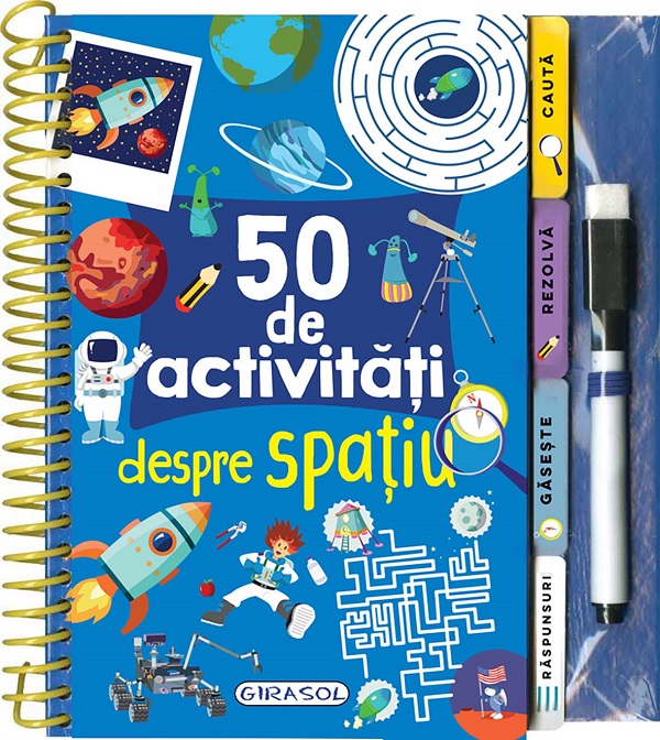 50 de activitati despre spatiu,  – copertă