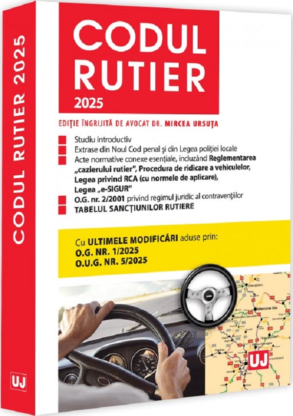 Cartea Codul rutier 2025 de Mircea Ursuta