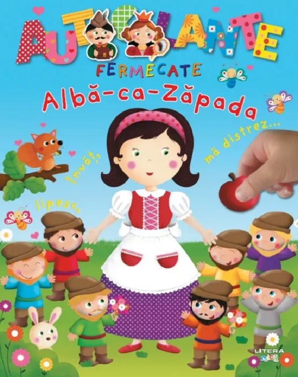 Autocolante fermecate. Alba ca Zapada,  – copertă